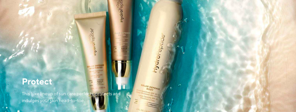 Hydropeptide Solar Defense Tinted, opalovací krém spf 30, krém na opalovanie spf 30, krycí krém na opalovanie, krém na slnko, krém na opalovanie s faktorom 30, opalovací krém s faktorom 30, notino, opalovací krém na tvár, luxusná pleťová kozmetika