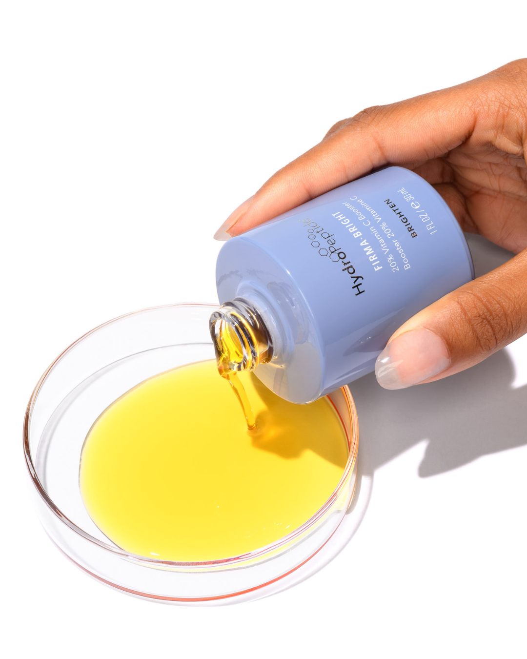 HYDROPEPTIDE FIRMA BRIGHT 
Gesichtsserum zur Stimulierung von Kollagen und Aufhellung der Haut mit 20 % Vitamin C und Ellagi-C™