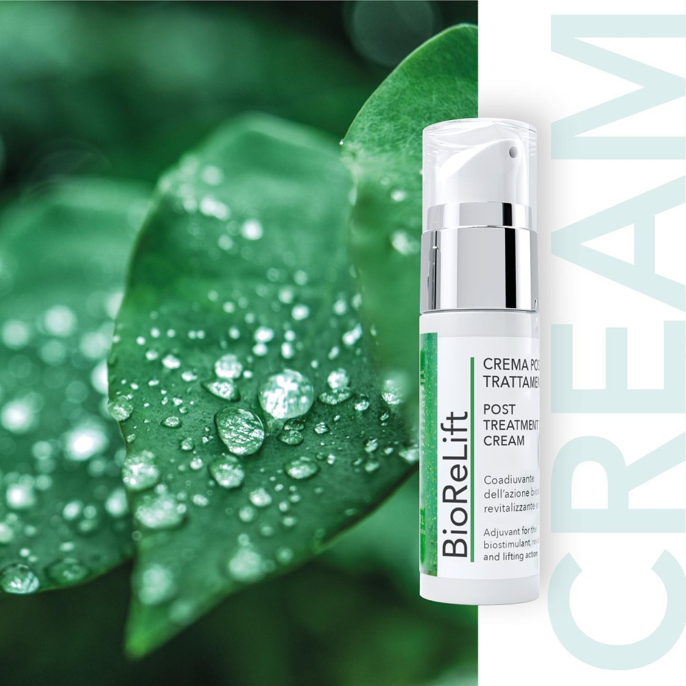 BIORELIFT POST TREATMENT CREAM 
Anti-Aging regenerierende Unterstützungsceme nach der Behandlung mit BioRePeelCl3 und ästhetischen Behandlungen