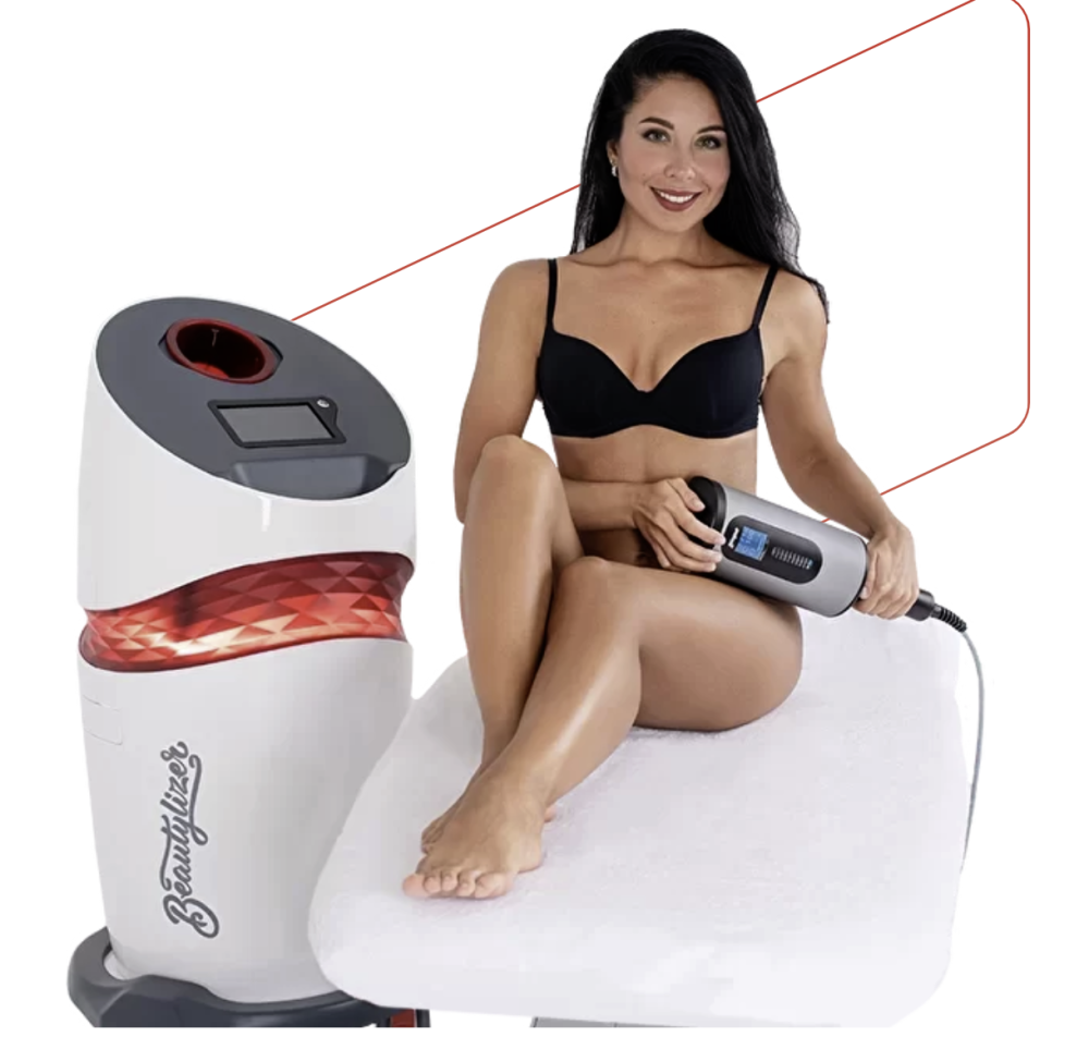 BEAUTYLIZER <br> Anti-Cellulite-Gerät <br> Lymphdrainage und smartes Body-Sculpting 