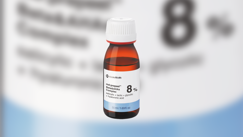 MD:CEUTICALS md:PREPEEL BETA & AHAs COMPLEX 
Hautvorbereitung vor dem aktiven Peeling