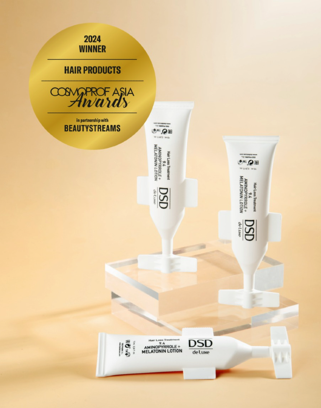 9.4 Aminopyrrole + Melatonin Lotion <br> Nährende Haarlotion gegen Haarausfall