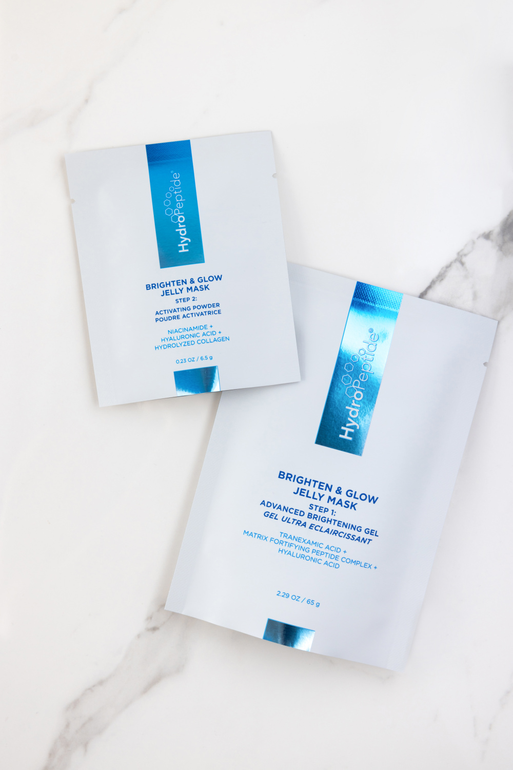 Brighten & Glow Jelly Mask <br> Zweistufige aufhellende Hydrogelmaske