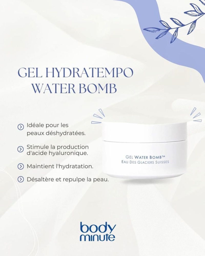 SKIN MINUTE GEL HYDRATEMPO WATER BOMB™ 
Hydratisches Gel "Wasserbombe" mit Gletscherwasser.