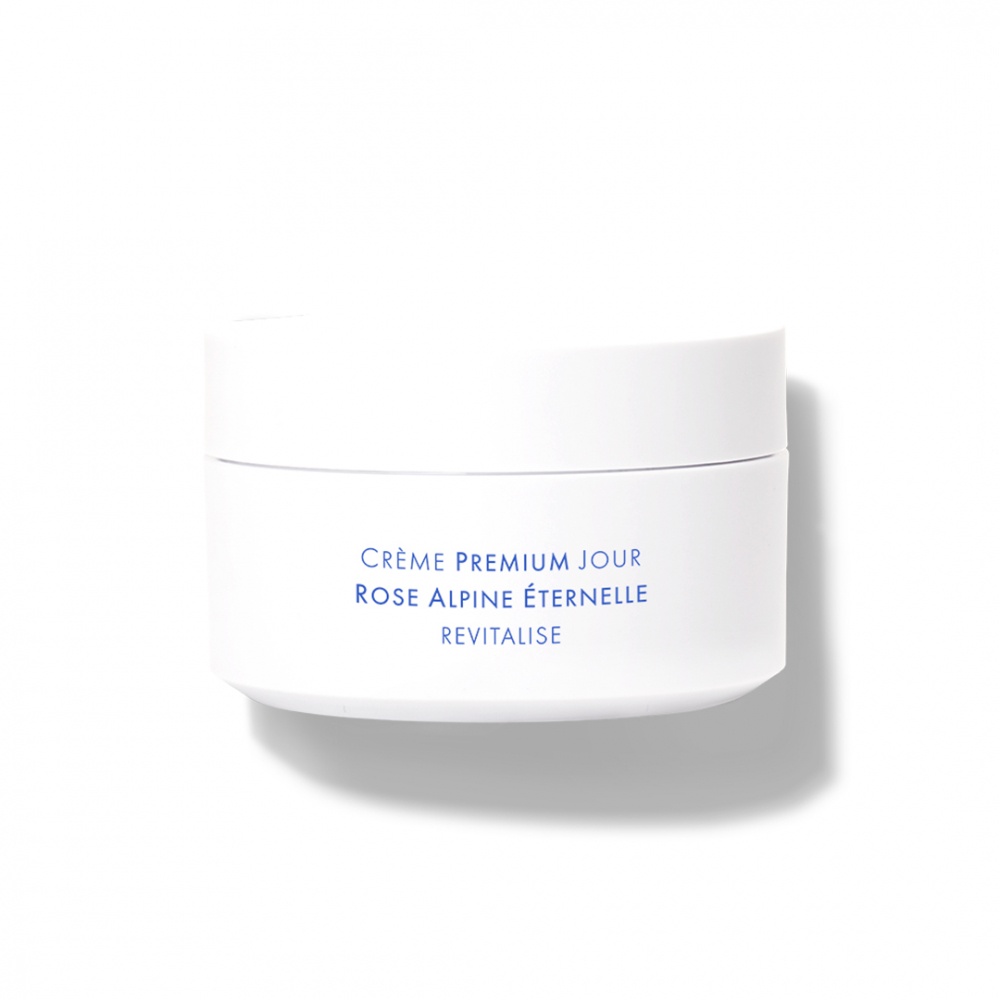 SKIN MINUTE REVITALIZING DAY CREAM ALPINE ROSE OF ETERNAL SNOWS 
Tagesfeuchtigkeitspflegende Anti-Aging-Creme 50+ mit Alpenrose und mit Wasser aus dem Schweizer Gletscher.