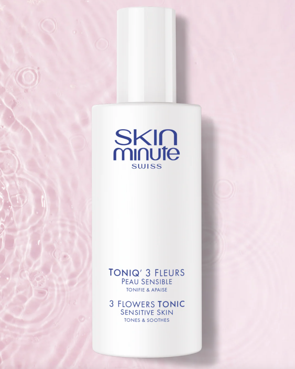 SKIN MINUTE TONIQ 3 FLEURS SOFT 
Gesichtstonikum für empfindliche Haut mit drei Blumen.