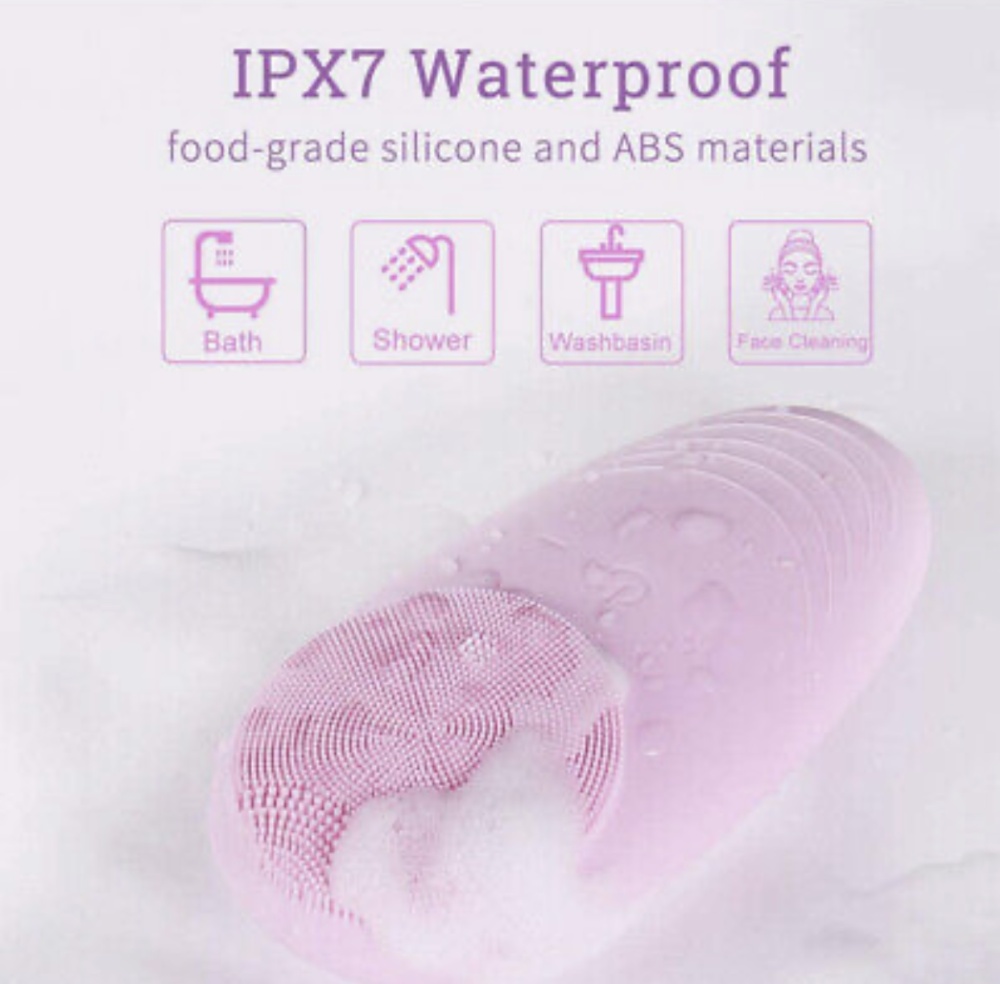 Facial Cleansing Brush Facial Massager Vodotesná čistiaca a masážna kefka na tvár