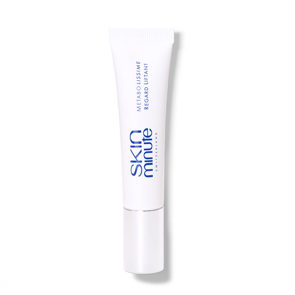 SKIN MINUTE METABOLISSIME LIFTING EYE CONTOUR 
Lifting-Augencreme aus grünen Meeresalgen und Kiwai Augencreme zur Reduktion von dunklen Augenringen und zum Glätten von Falten.  ​ORGANIC SWISS