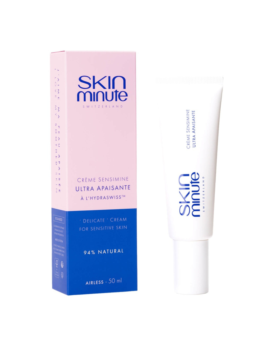 SKIN MINUTE SENSIMINE ULTRA SOOTHING CREAM 
Beruhigende Creme für empfindliche und gereizte Haut aus Alpenkiefern.
