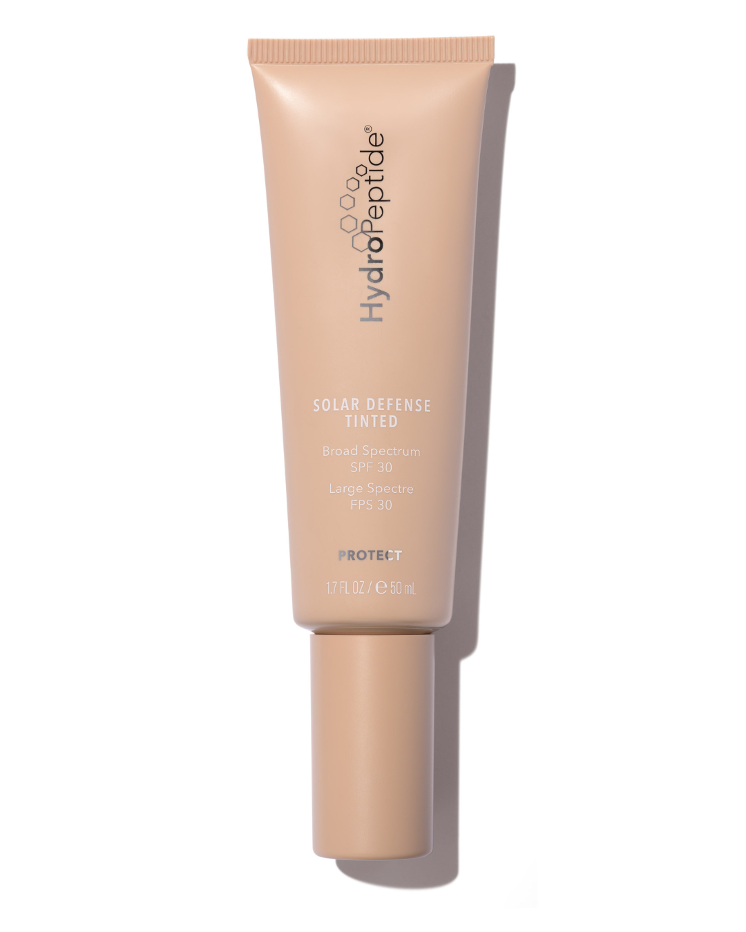 HYDROPEPTIDE SOLAR DEFENSE TINTED TESTER 
Sonnenschutz, Tönungs-, verjüngende Creme mit SPF-Schutz. Leicht deckende Creme. - Tester