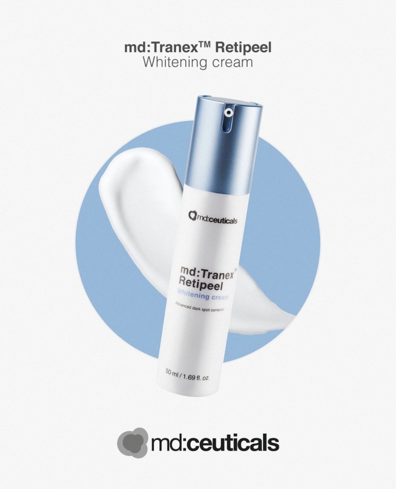 MD:CEUTICALS md:TRANEX RETIPEEL WHITENING CREAM 
Aufhellende Creme