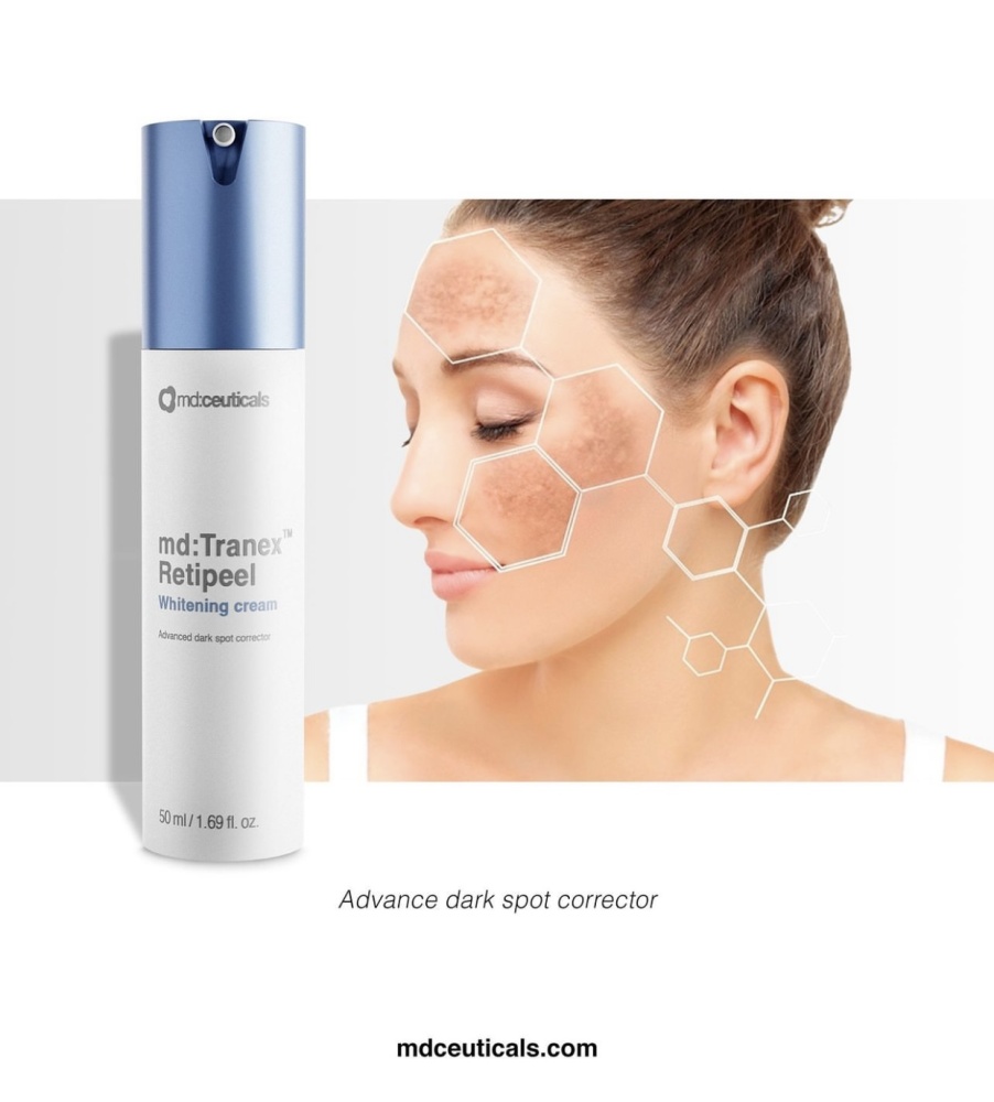 MD:CEUTICALS md:TRANEX RETIPEEL WHITENING CREAM 
Aufhellende Creme