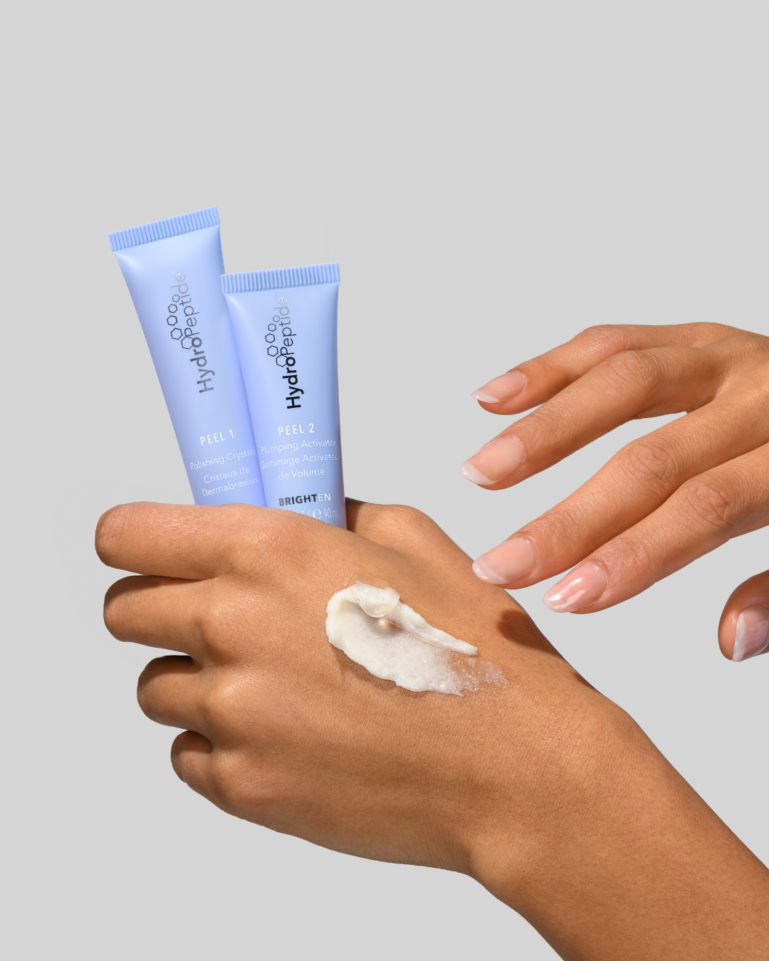 HYDROPEPTIDE TRAVEL POLISH & PLUMP KIT 
Zweistufiges Gesichtspeeling