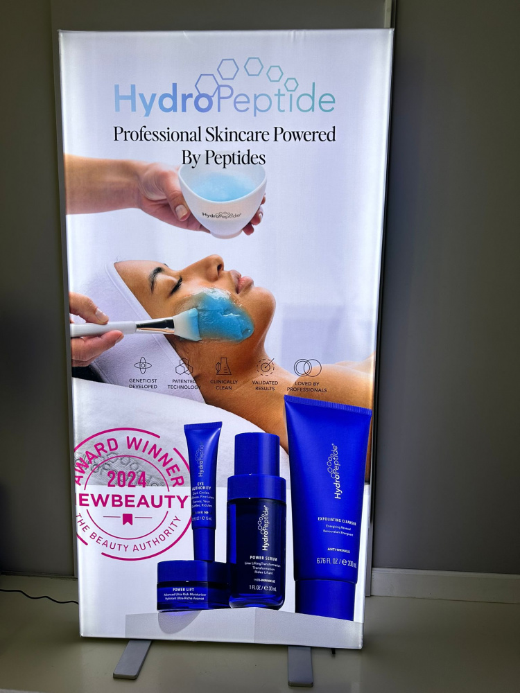 LED BANNER HYDROPEPTIDE 
Leuchtbanner Hydropeptide