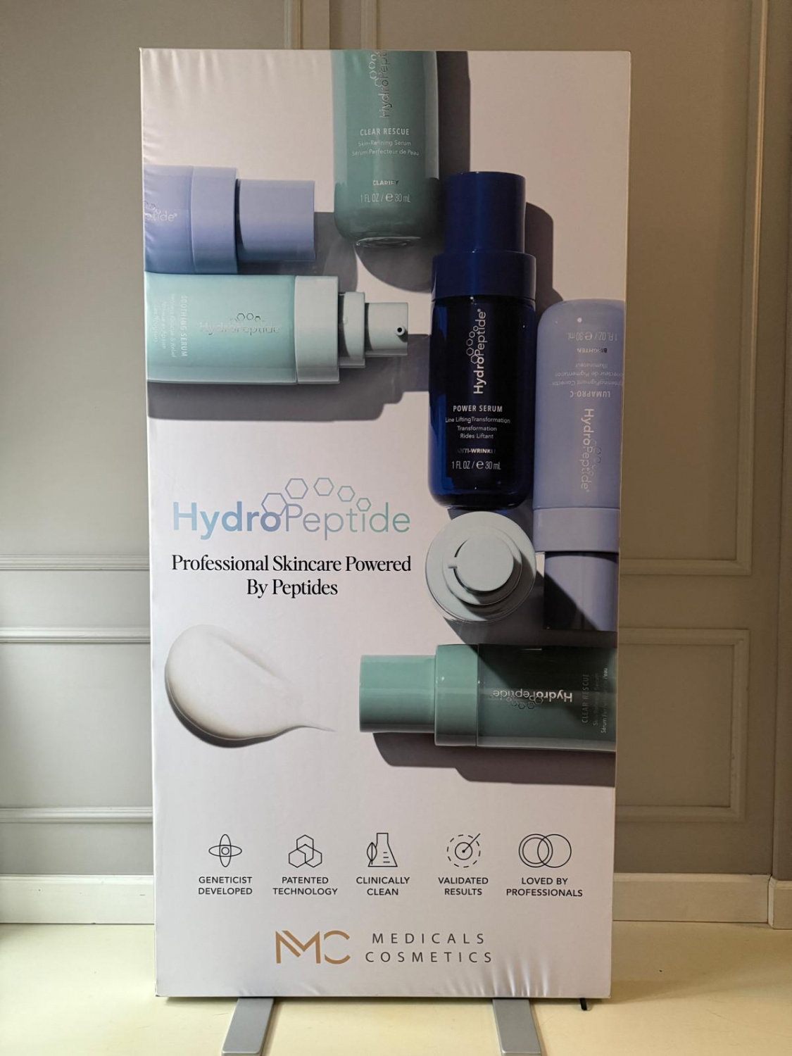 LED BANNER HYDROPEPTIDE 
Leuchtbanner Hydropeptide