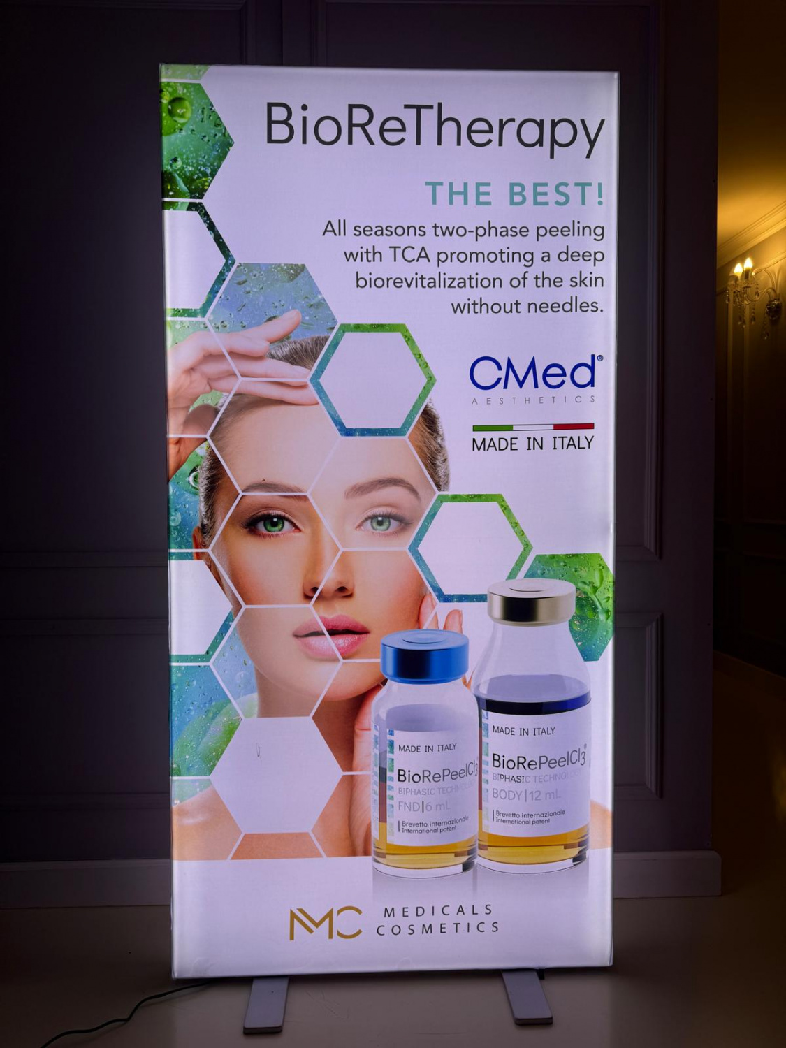 LED BANNER BIOREPEEL 
Leuchtbanner BioRepeel