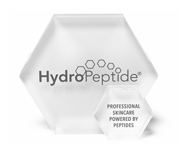 Prezentačné šesťuholníkové logo HP (2 kusy) Hydropeptide Display Acrylic Logo Hexagons (2 pc)