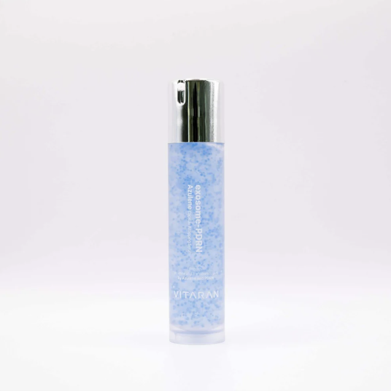 VITARAN HP SERUM MADE FROM SALMON, ENRICHED WITH EXOSOMES, POLYNUCLEOTIDES, AND AZULENE FOR SKIN REJUVENATION. 
Feuchtigkeitsspendendes Serum mit Lachsspermien mit Exosomen zur Regeneration, Hydration und Erneuerung einer gesunden Haut. 50 ml.