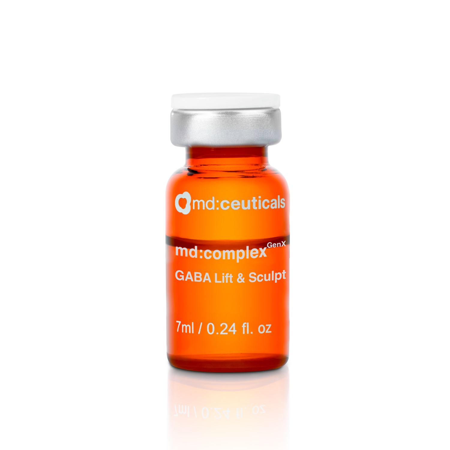MD:COMPLEX GENX GABA LIFT & SCULPT 
Md:complex GenX GABA Lift & Sculpt ist ein intensiv verjüngendes Serum mit sofortiger <br> Lifting- und Straffungswirkung.