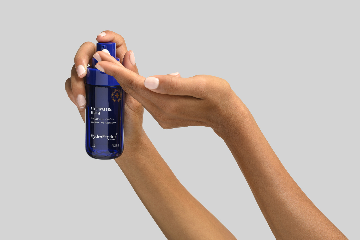 SAMPLE REACTIVATE RX SERUM<br>HYDROPEPTIDE MEDICAL 
Stichprobe ReActivate Rx Serum<br>Medizinisches Serum von HydroPeptide