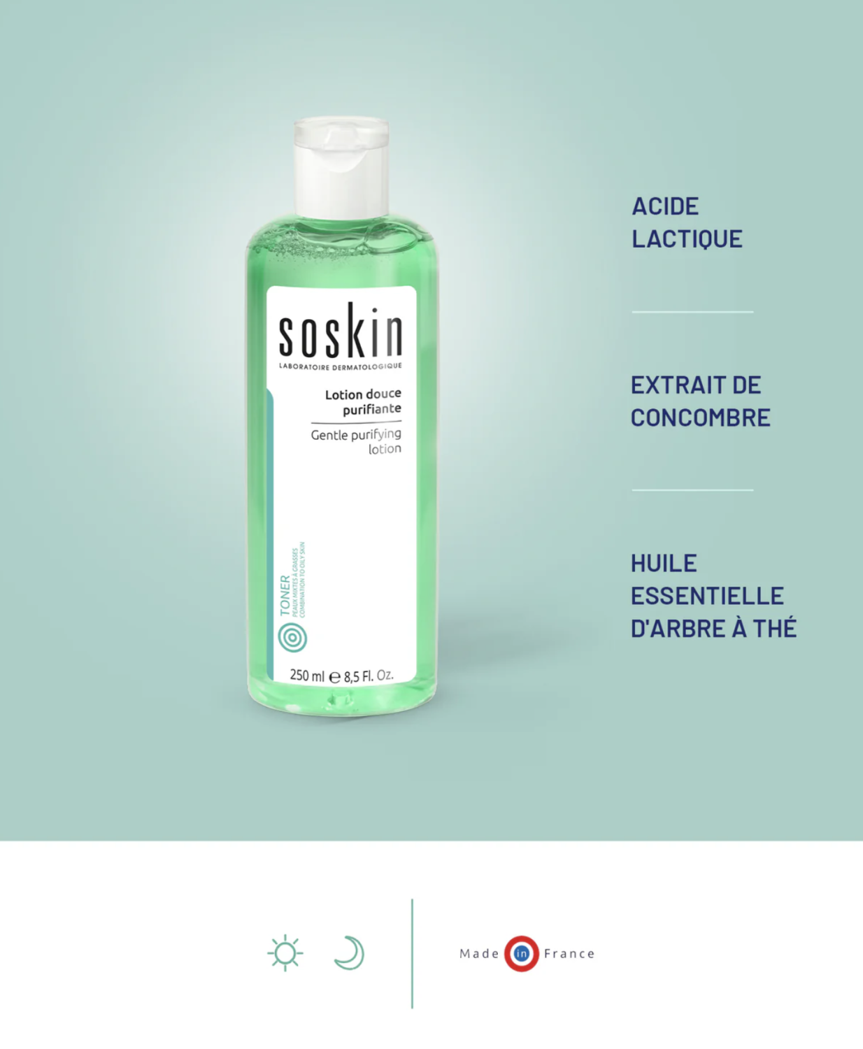 SOSKIN AKN PURIFYING CLEANSING GEL 
Reinigungsgel für fettige und Mischhaut