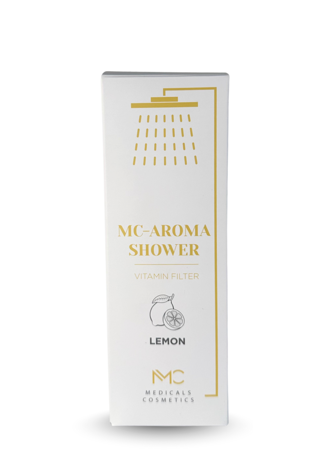 MC-AROMA SHOWER <br>LEMON 
Dusch-Aromafilter Medicals Cosmetics<br> Zitrone mit Vitamin C