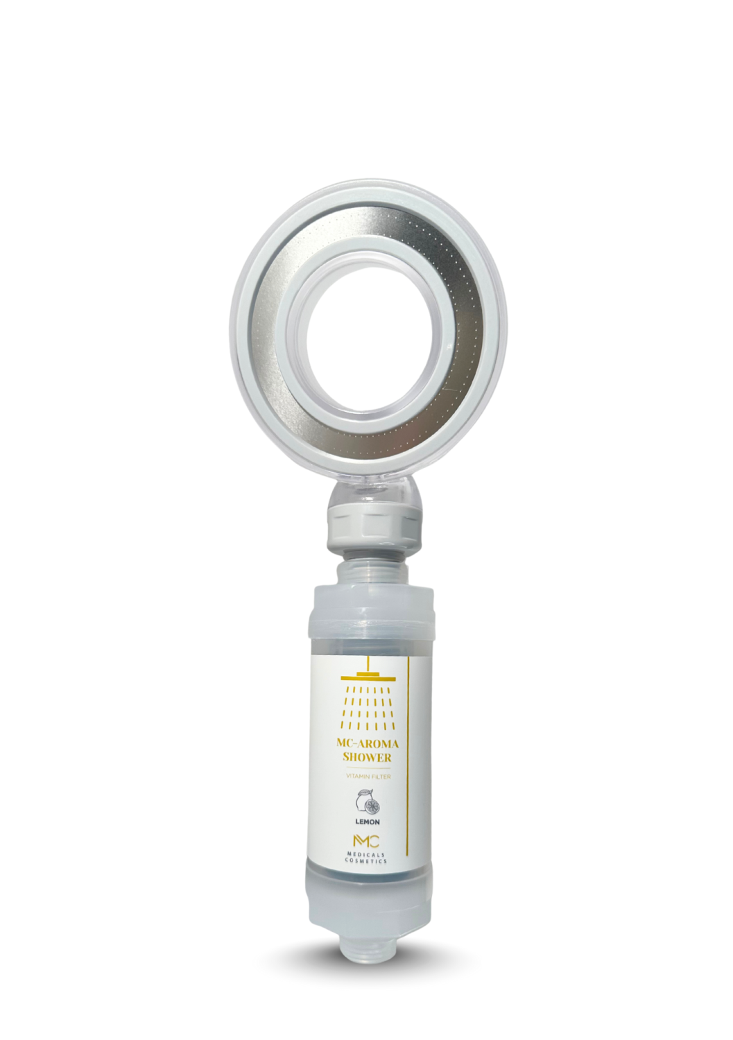 MC-AROMA SHOWER <br>LEMON 
Dusch-Aromafilter Medicals Cosmetics<br> Zitrone mit Vitamin C