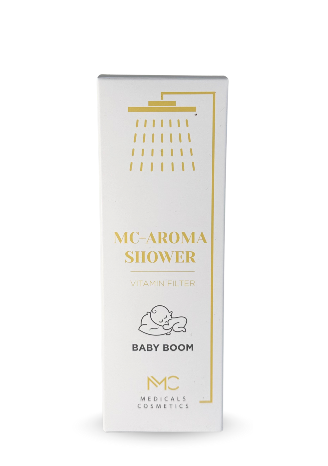 MC-AROMA SHOWER <br>BABY BOOM 
Dusch-Aromafilter Medicals Cosmetics <br> Baby Boom mit Vitamin C