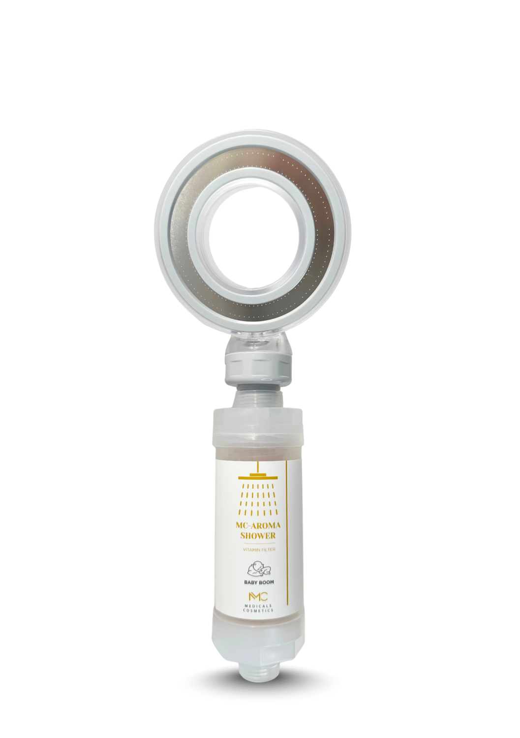 MC-AROMA SHOWER <br>BABY BOOM 
Dusch-Aromafilter Medicals Cosmetics <br> Baby Boom mit Vitamin C