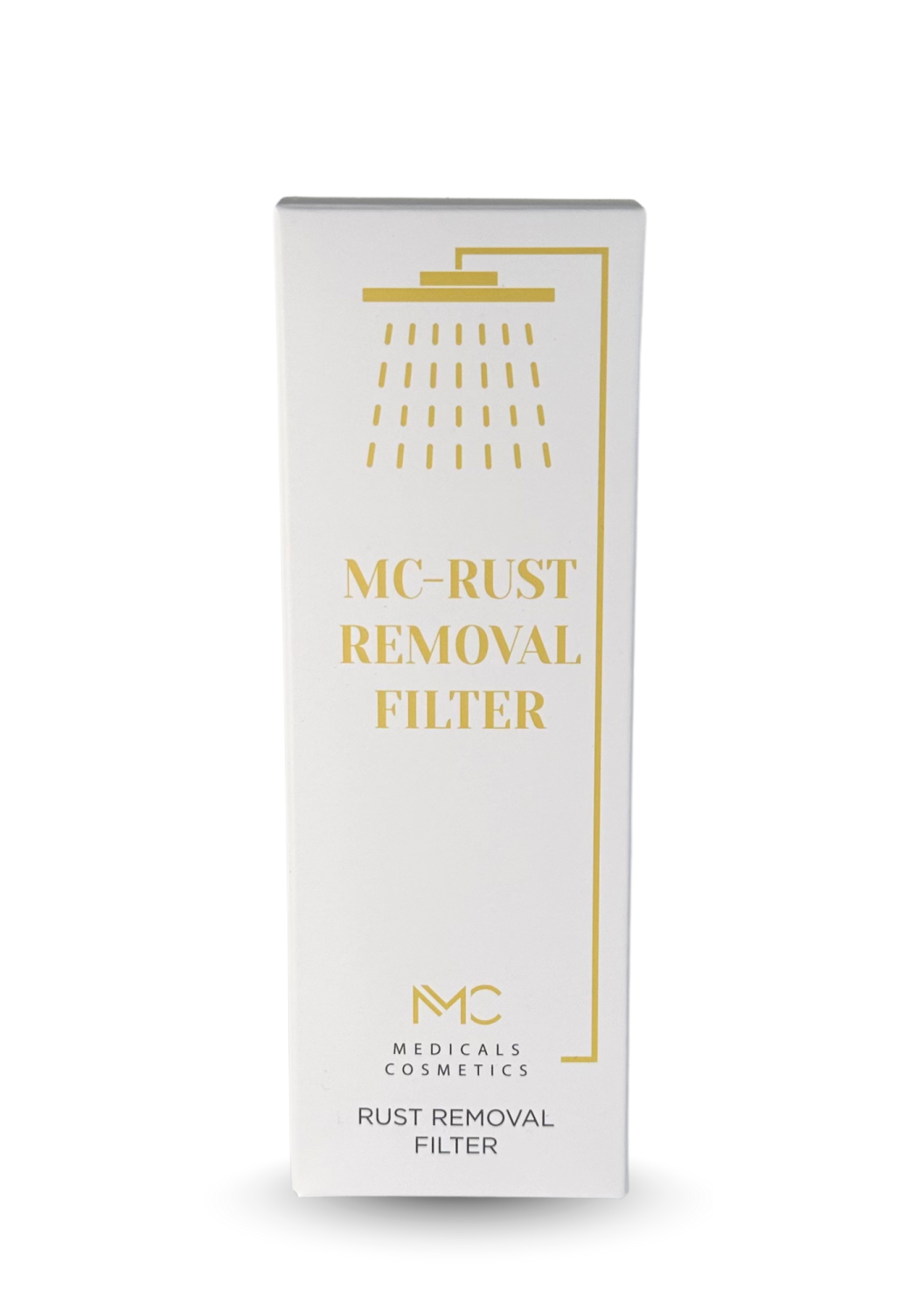 MC-RUST REMOVAL FILTER 
Duschfilter ohne Duft Medicals Cosmetics <br> zur Entfernung von Verunreinigungen und Rost