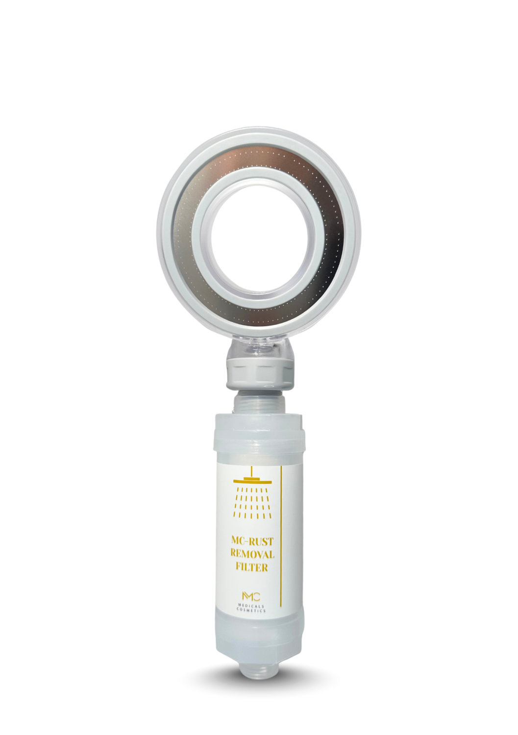 MC-RUST REMOVAL FILTER 
Duschfilter ohne Duft Medicals Cosmetics <br> zur Entfernung von Verunreinigungen und Rost