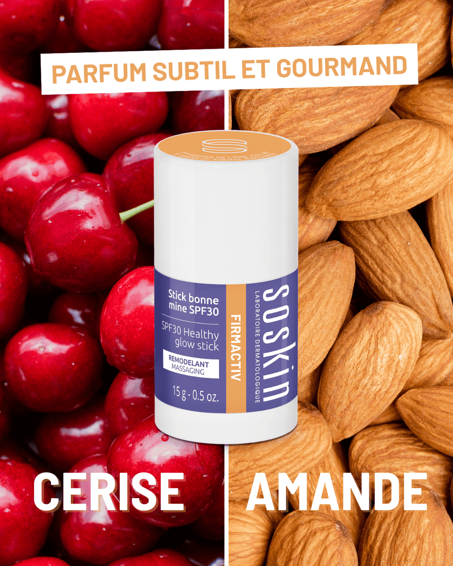 SOSKIN PARIS SPF30 HEALTHY GLOW STICK<BR>FIRMACTIV 
Feuchtigkeitsspendender aufhellender Stick