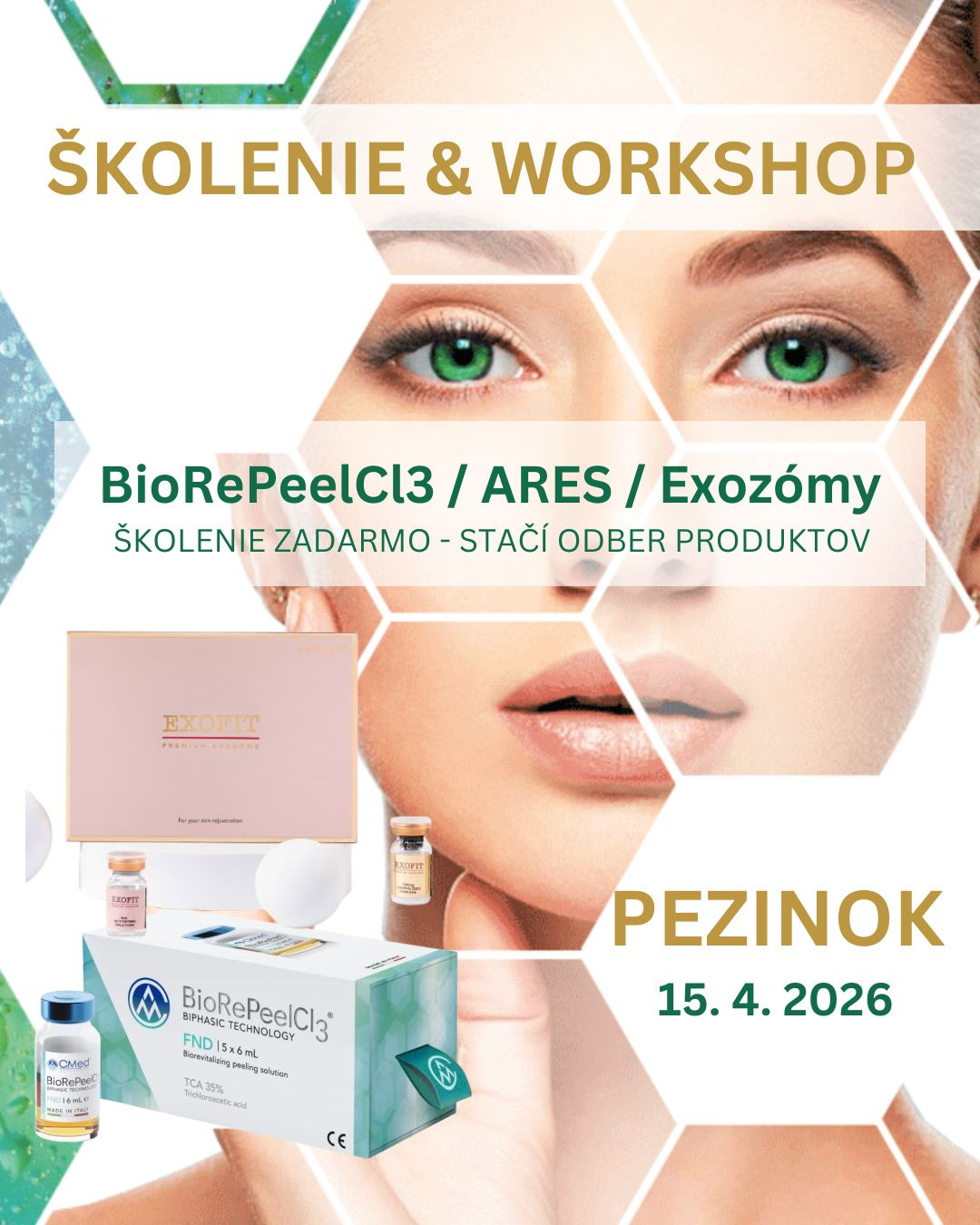 WORKSHOP BIOREPEELCL3 ARES EXOZÓMY 
15. April Schulung BioRePeelCl3, Ares, Exosomen