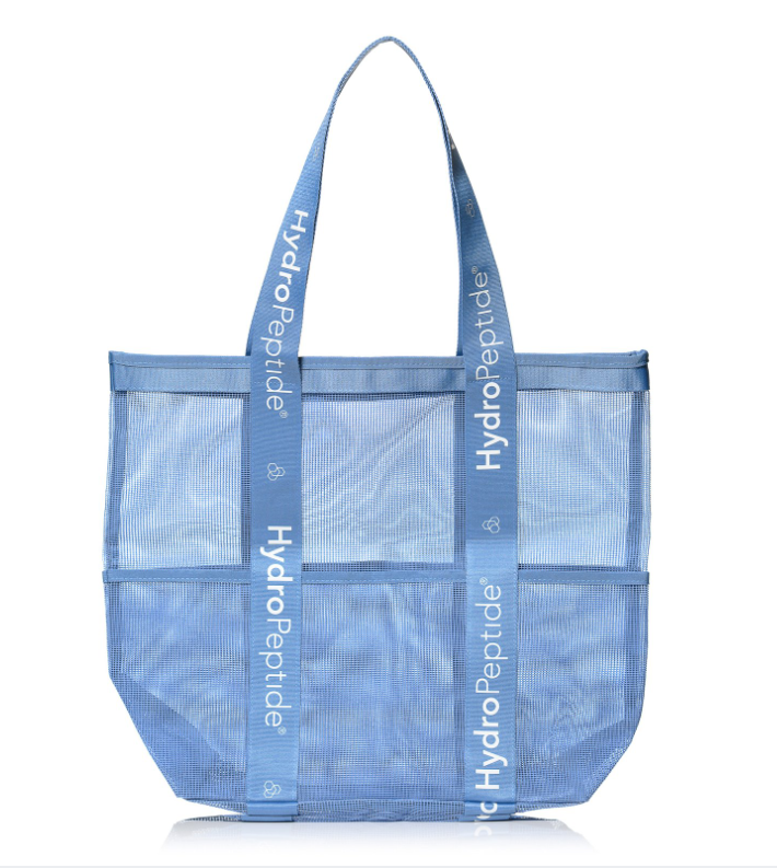 Darček Hydropeptide letná taška bledomodrá Hydropeptide Summer Tote Bag Light Blue