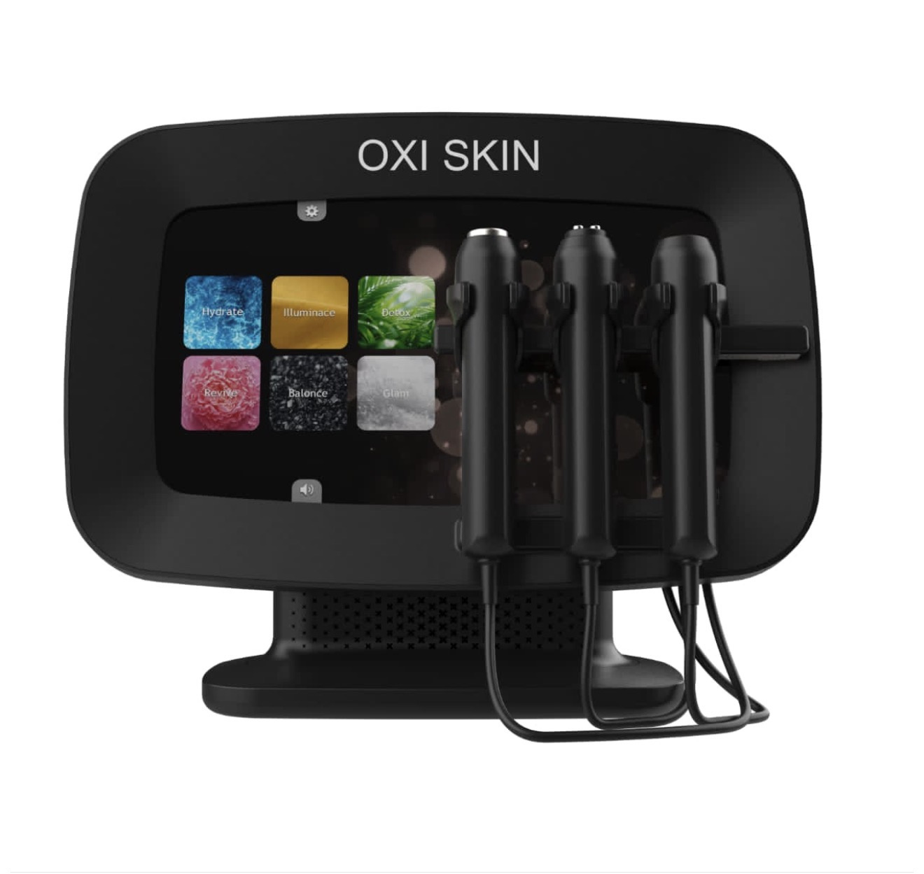 OXI SKIN 
Professionelles Gerät zur Oxygenierung, Revitalisierung und Straffung der Haut