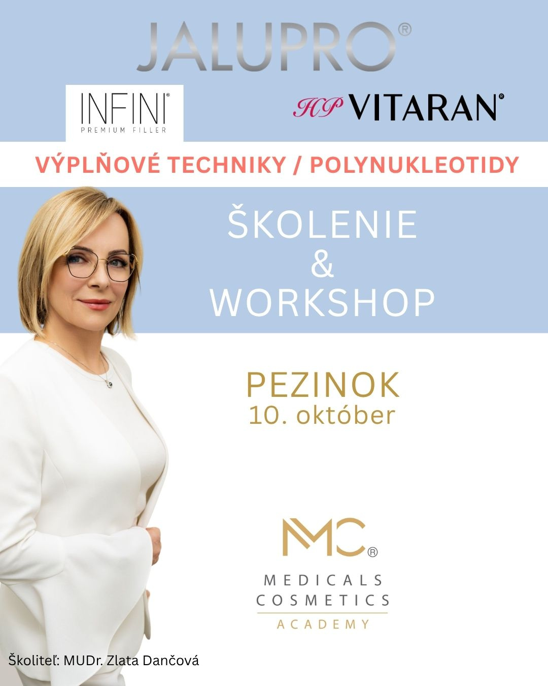 WORKSHOP POLYNUCLEOTIDES & FILLERS 
16. September Schulung Polynukleotide und Füllungstechniken