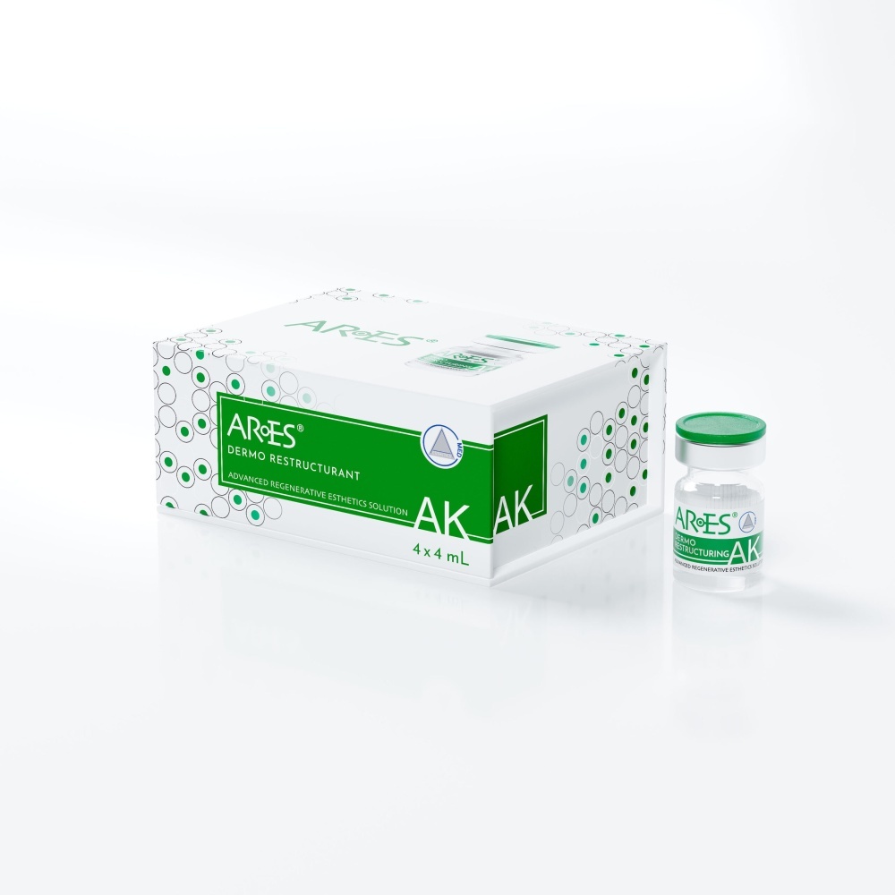 Hydratisierende Mesotherapielösung zur Stimulation des Stoffwechsels<br>Ares Dermo Restructurant 4x4 ml
