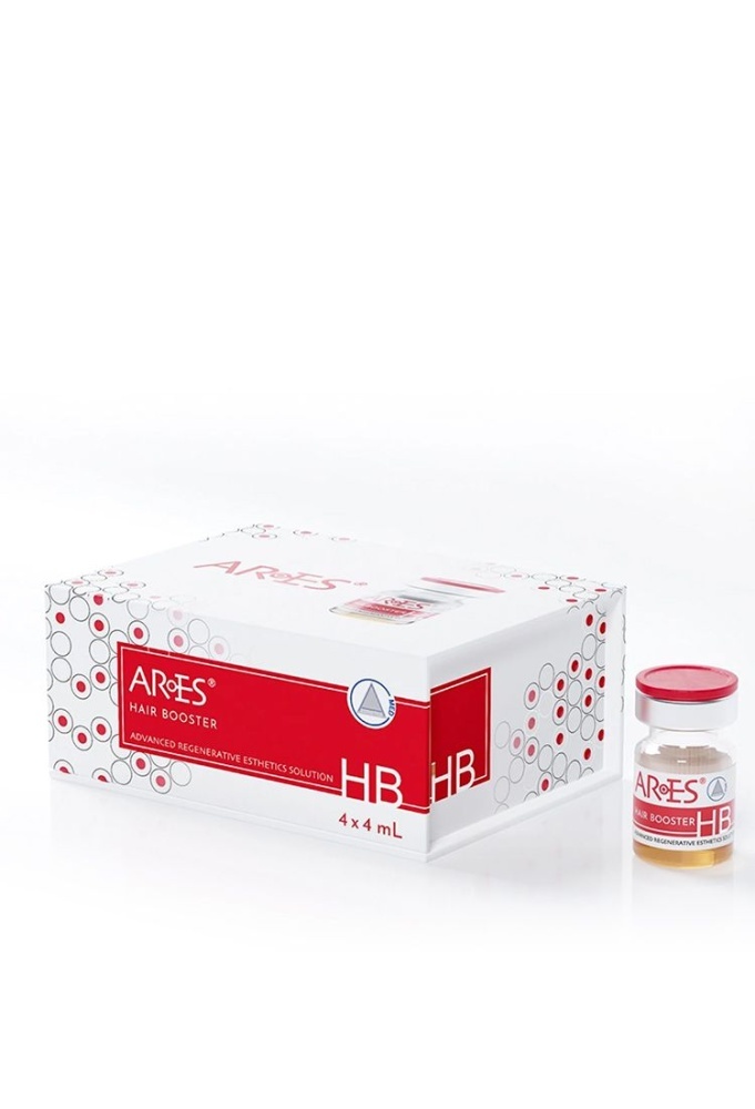 Ares Hair Booster<br>Mesotherapielösung für die komplexe Behandlung von Kopfhautproblemen 4x4 ml.