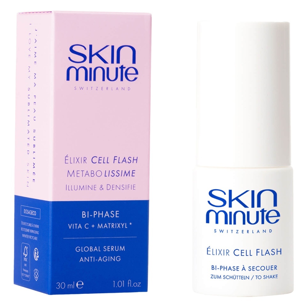 Hydratisierendes Serum mit Vitamin C<br>Skin Minute Cell Flash mit Matrixyl 3000