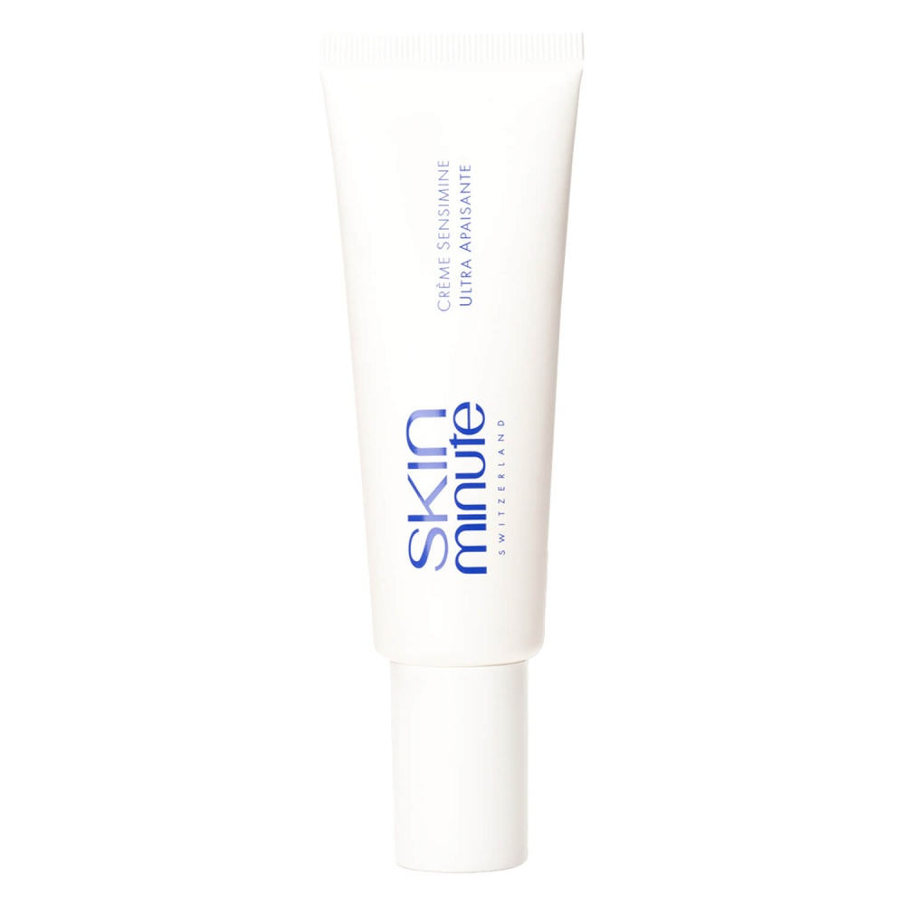 SKIN MINUTE SENSIMINE ULTRA SOOTHING CREAM 
Beruhigende Creme für empfindliche und gereizte Haut mit Alpen-Wacholder-Extrakt<br>Skin Minute Creme Sensimine Ultra Apaisante 50 ml