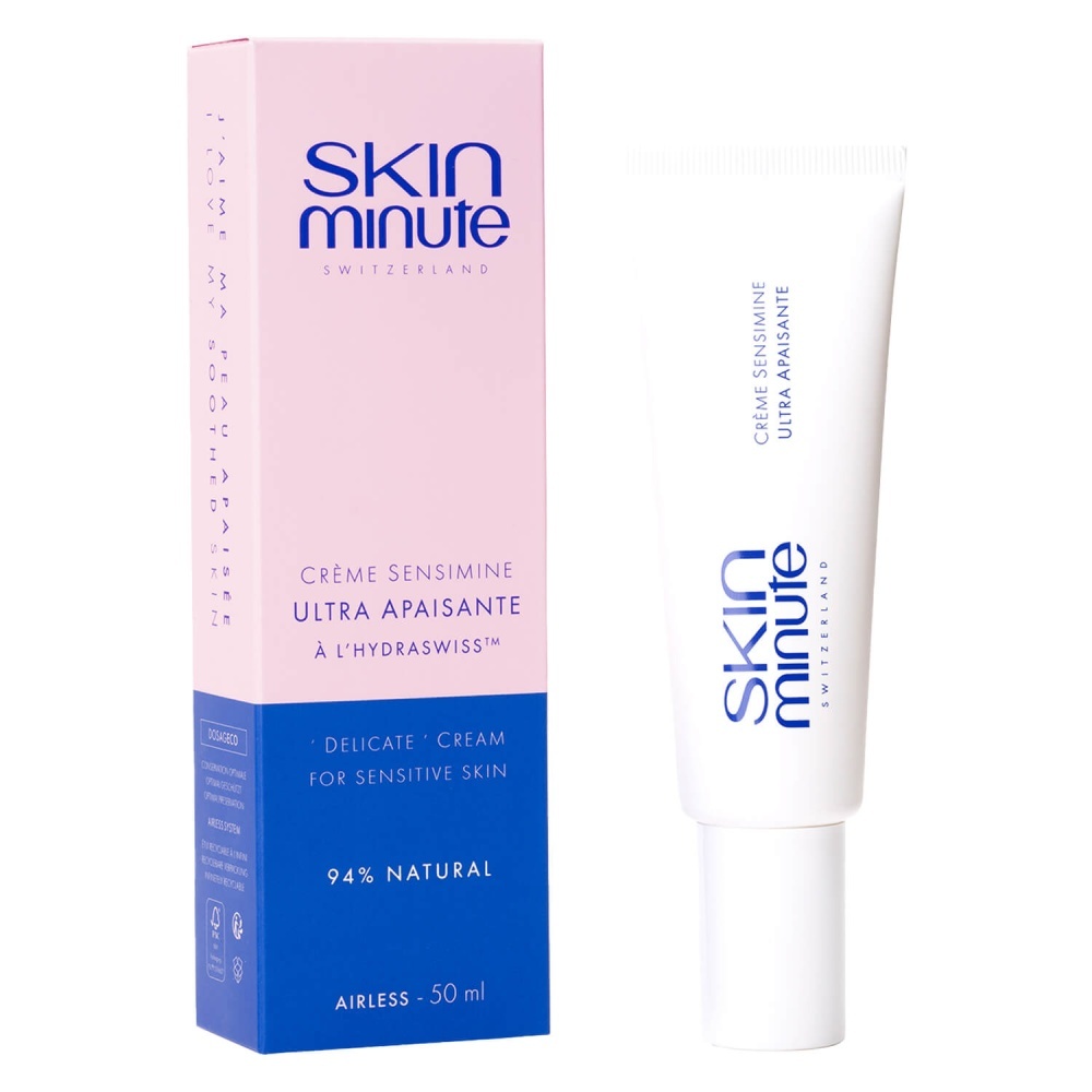 Beruhigende Creme für empfindliche und gereizte Haut mit Alpen-Wacholder-Extrakt<br>Skin Minute Creme Sensimine Ultra Apaisante 50 ml