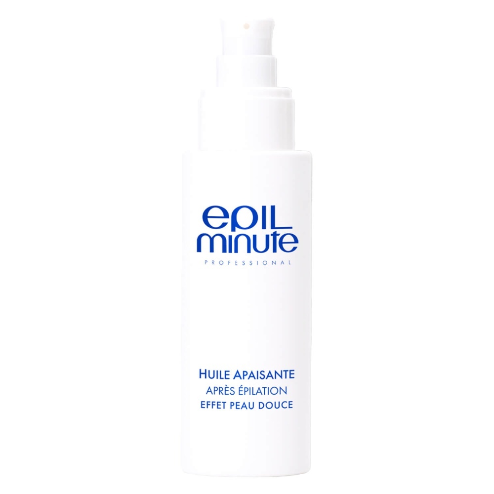 SKIN MINUTE HUILE APAISANTE <br> AFTER WAXING SOOTHING OIL  <br>Rabatt 50% 
Beruhigendes Öl<br>Spendet Feuchtigkeit und beruhigt nach der Haarentfernung