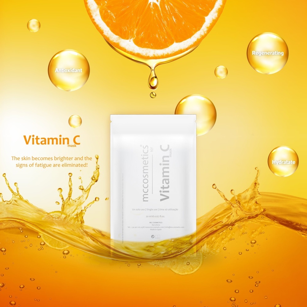 Antioxidative Gesichtsmaske mit aufhellender Wirkung<br>MC Vitamin C Mask 12x20ml