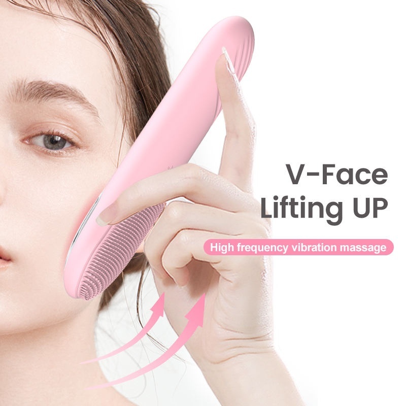 Silikon-Gesichtsreinigungsbürste<br>Aufladbare Ultraschall-Gesichtsbürste