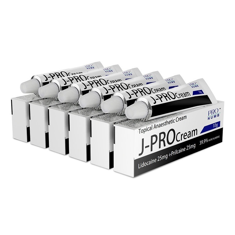Anästhetische Creme 39,9%<br> 25mg % Lidocain + Prilcaine 25mg <br> J-Pro Cream 10g