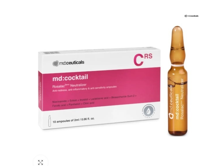 Entzündungshemmender Cocktail gegen Rosacea und Rötungen<br>MD:Cocktail RosalacSens Neutralizer 10 Ampullen