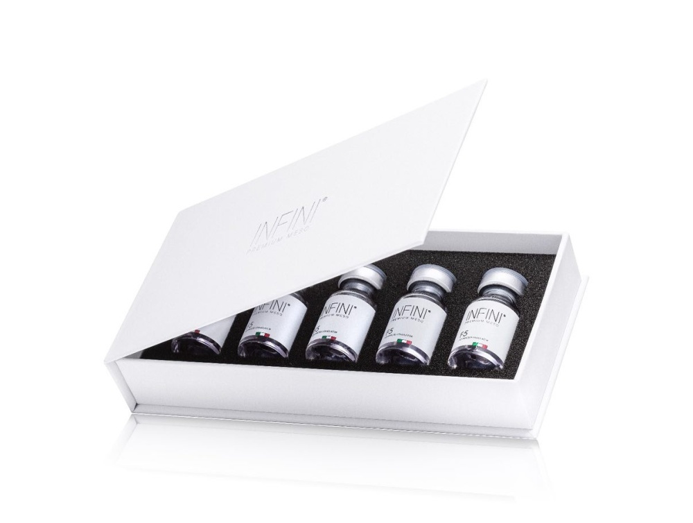 Revitalisierendes mesotherapeutische Serum für reife Haut mit Bernsteinsäure<br>Infini Premium Meso F5