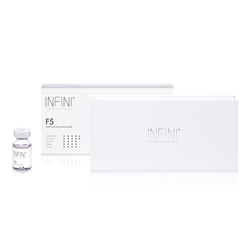 Revitalisierendes mesotherapeutische Serum für reife Haut mit Bernsteinsäure<br>Infini Premium Meso F5
