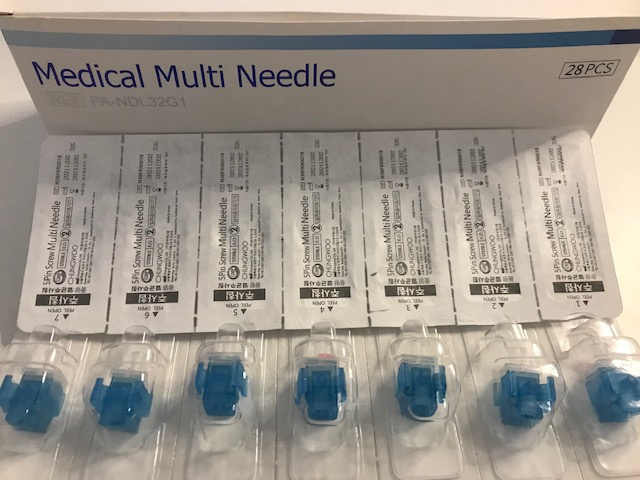 Skin Injector 1,2 5 PIN Nadeln<br>5 Pin Ersatzaufsätze für den Skin Injector 1,2