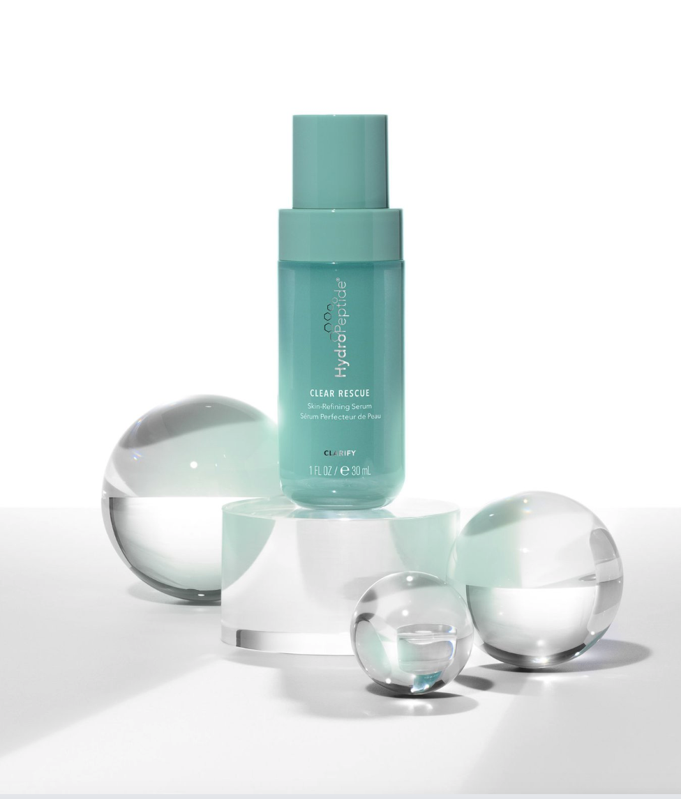 HYDROPEPTIDE CLEAR RESCUE SERUM 
Gesichtsserum für Akne und fettige Haut. Enthält patentiertes CELLRENEW-16, SALICYLSÄURE und LACTOBACILLUS FERMENT LYSATE. Fördert das Wachstum der Epidermis und schützt gleichzeitig die Hautmikroflora